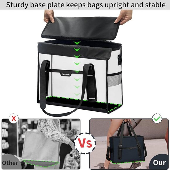 Tote Bag for Women with Laptop Compartment, Nurse Bags for Work, Large Work Bag - Picture 3 of 6